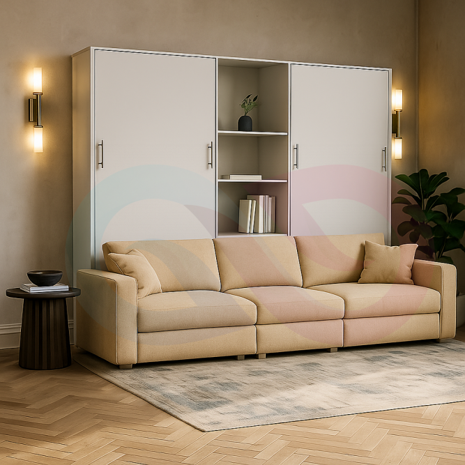 Шкаф-кровать с диваном Челли