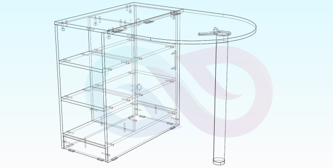 Кухонный стол Рим-3