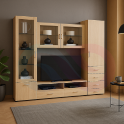 Стенка в гостиную Борни