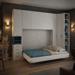 Шкаф-кровать трансформер Моника