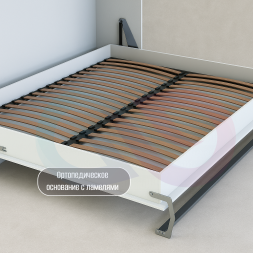 Шкаф-кровать трансформер с угловым диваном Фокстрот