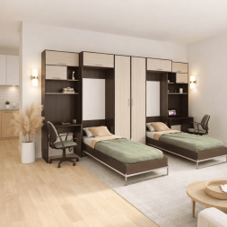 Шкаф-кровать трансформер Дуэт