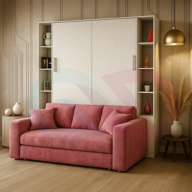 Шкаф-кровать трансформер с диваном Мэлми-2