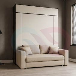 Шкаф-кровать трансформер с диваном Кремина