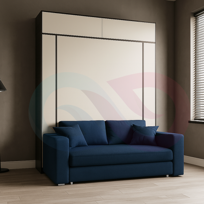 Шкаф-кровать трансформер с диваном Кремина