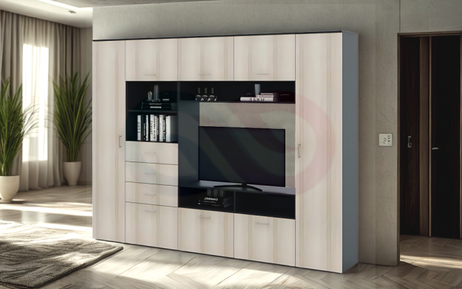 Стенка в гостиную Дуос