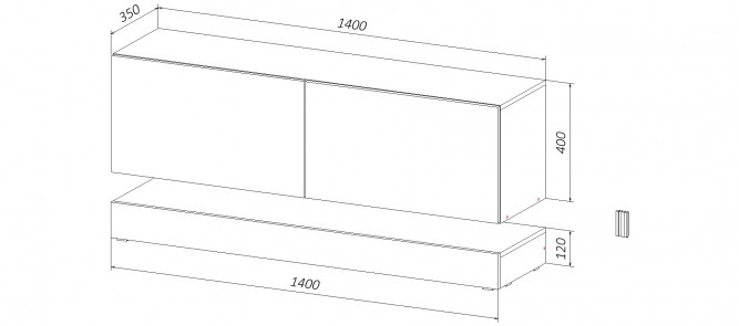 Тумба под тв Сэлми Смол
