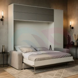 Шкаф-кровать с диваном Гирро