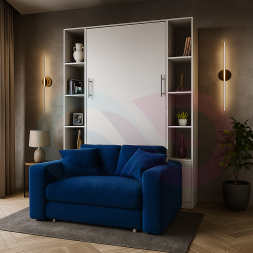 Шкаф-кровать трансформер с диваном Мэлми-1