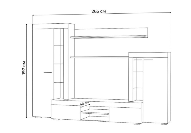 Готовая гостиная Швед