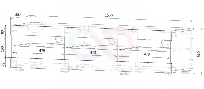 Тумба под тв Флореста