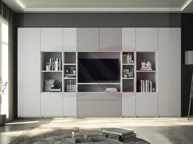 Стенка в гостиную Аполло