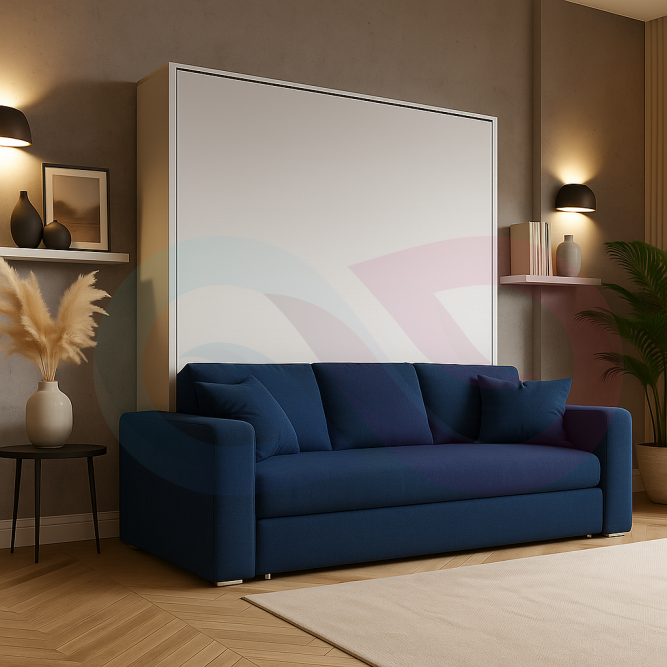 Шкаф-кровать трансформер с диваном Серенада