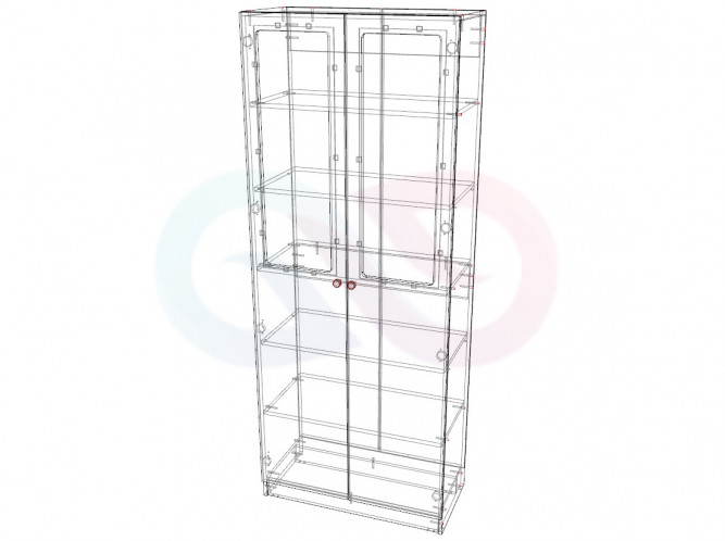 Шкаф книжный Прокси