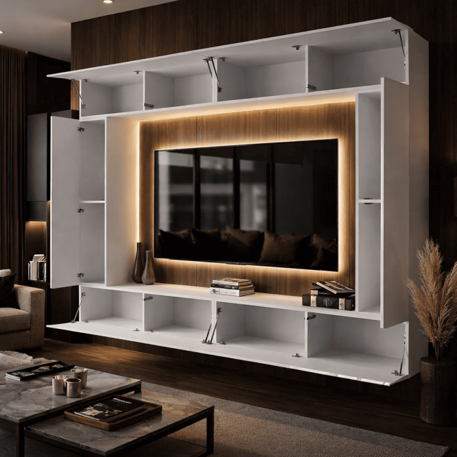 Стенка в гостиную Сентори