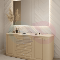 Комод радиусный Классика 14